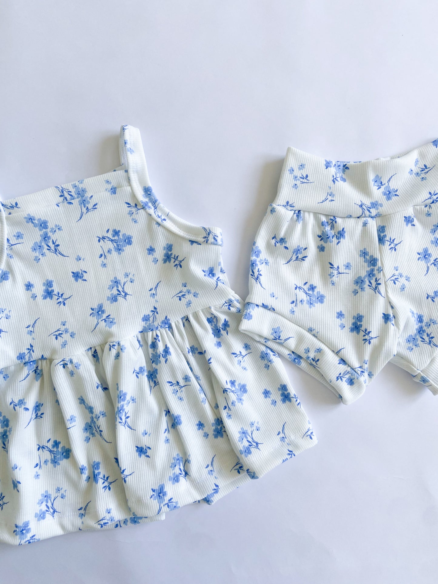 Floral Peplum Set ( 3 colors)