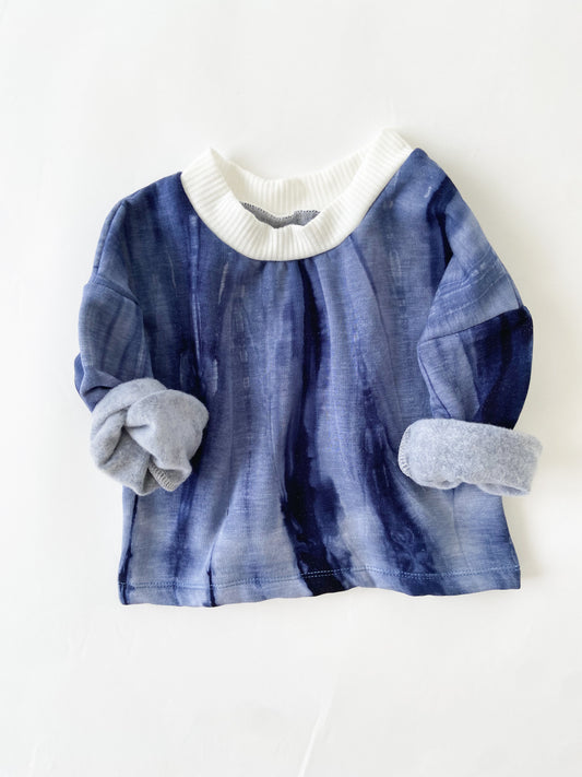 Navy Tie-Dye Sweatshirt