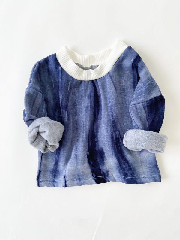 Navy Tie-Dye Sweatshirt