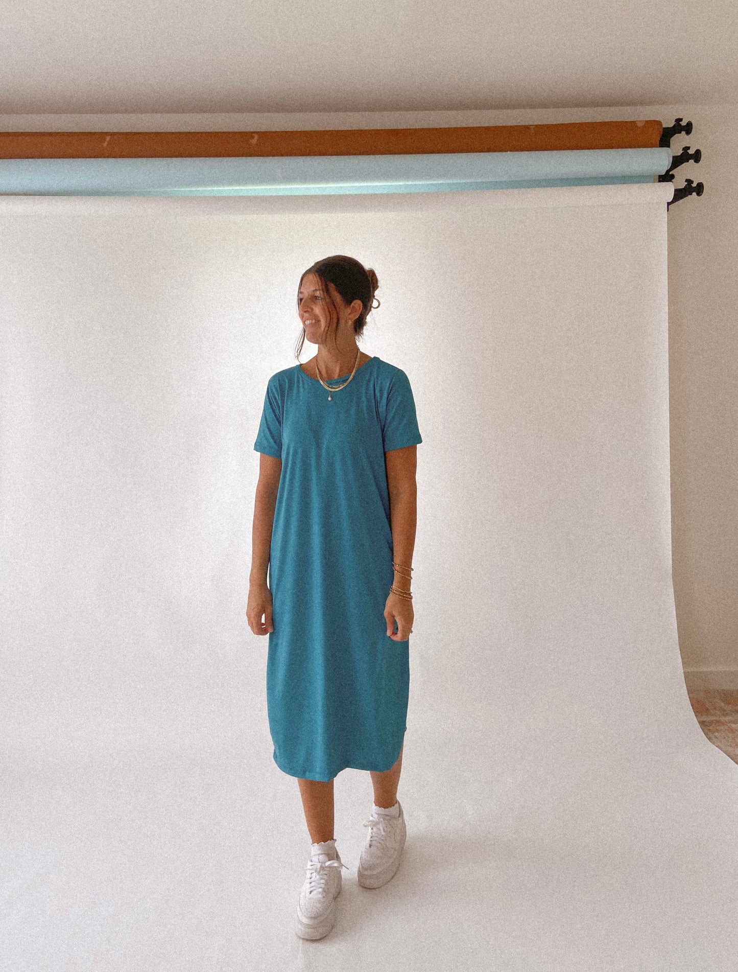The Everyday Dress - Emerald Green