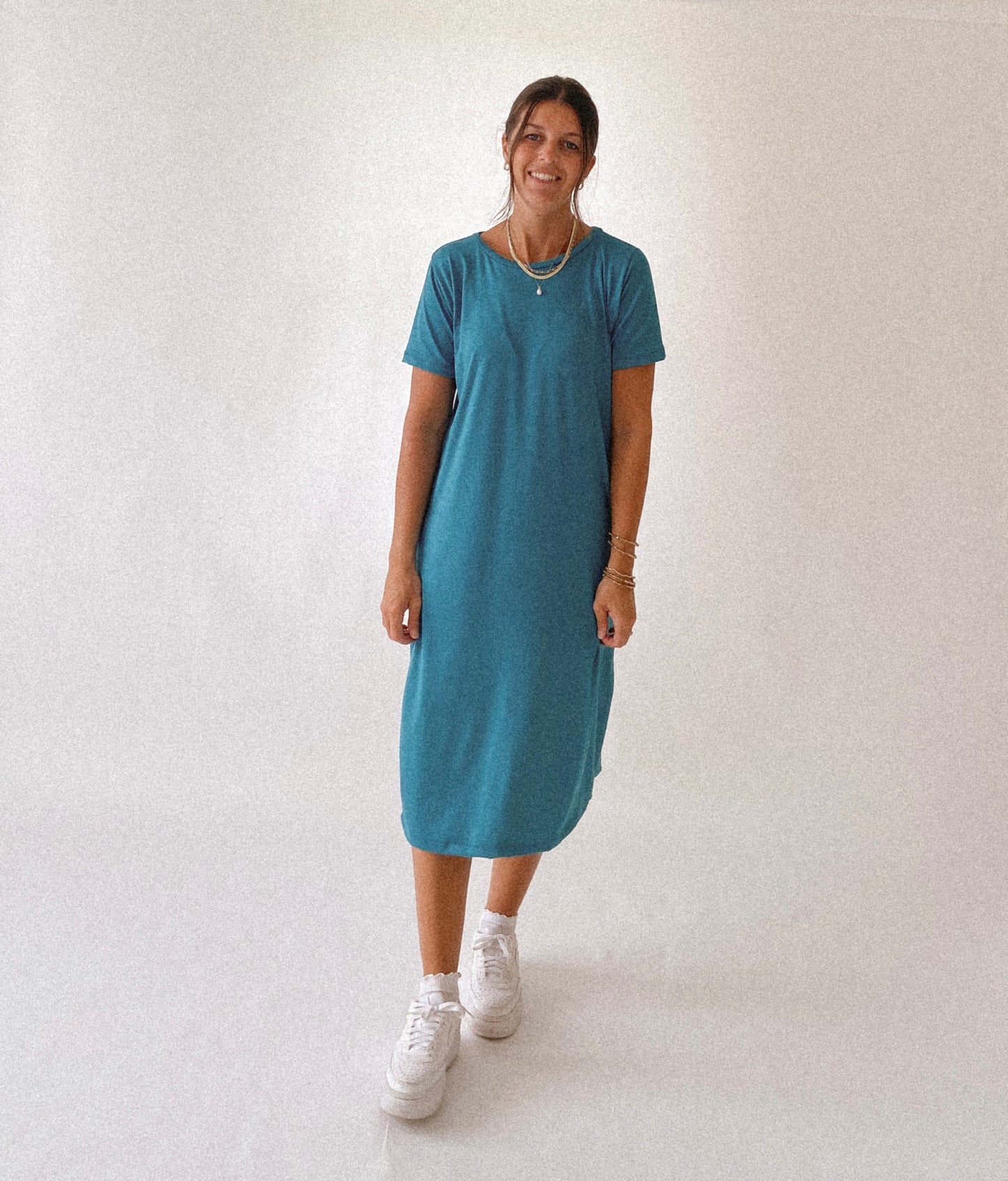 The Everyday Dress - Emerald Green