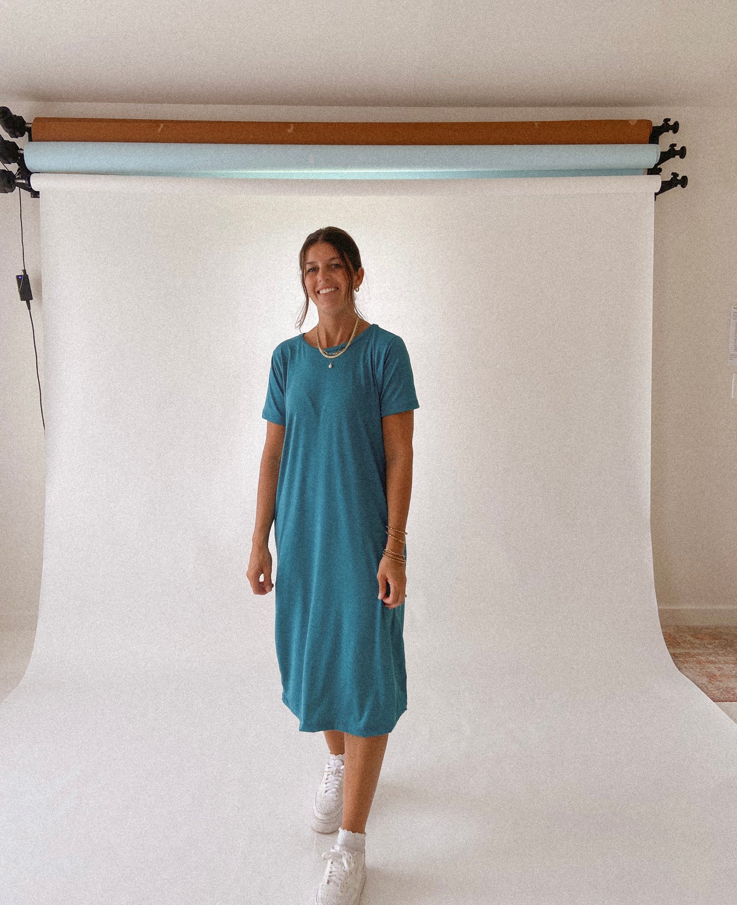 The Everyday Dress - Emerald Green