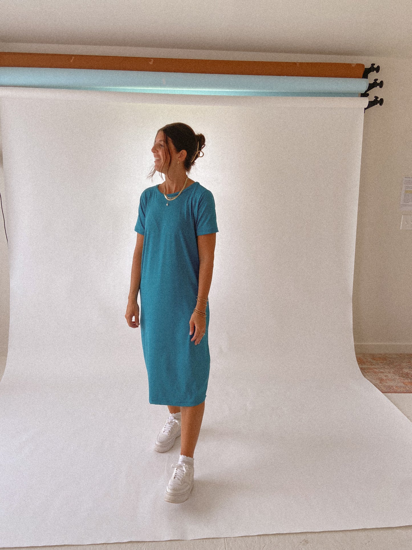 The Everyday Dress - Emerald Green