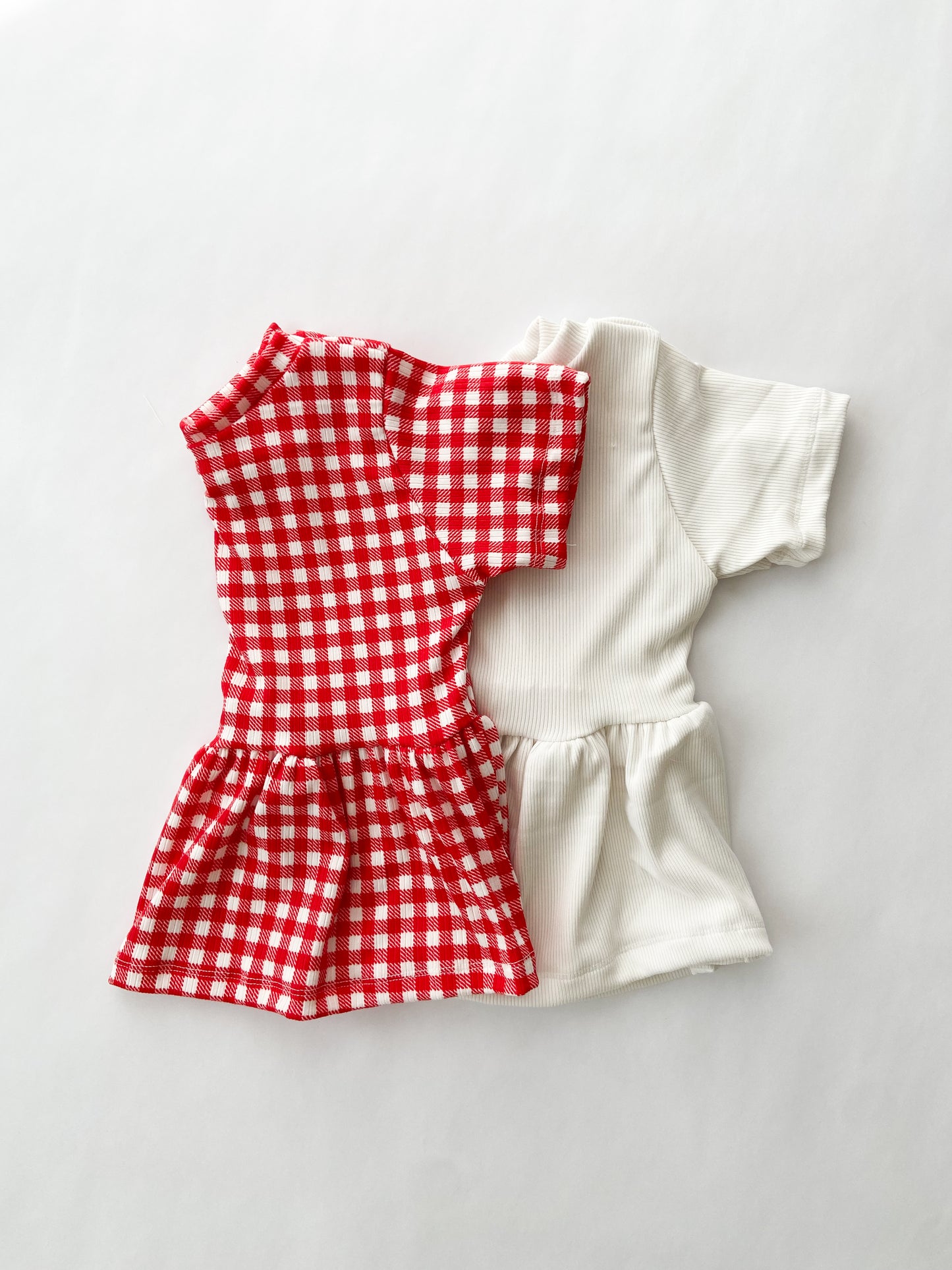 Red Gingham Peplum