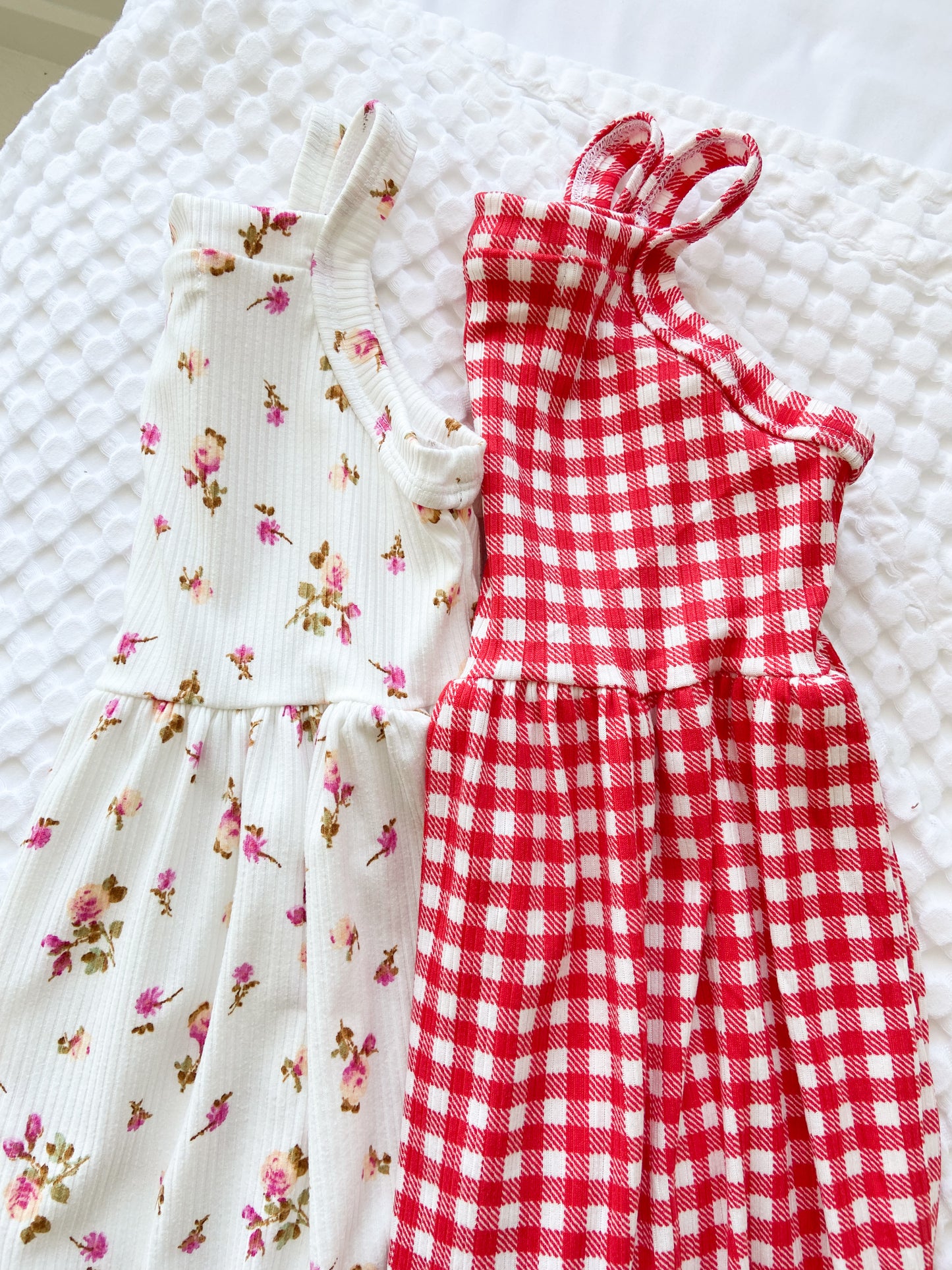 Red Gingham Babydoll Dress