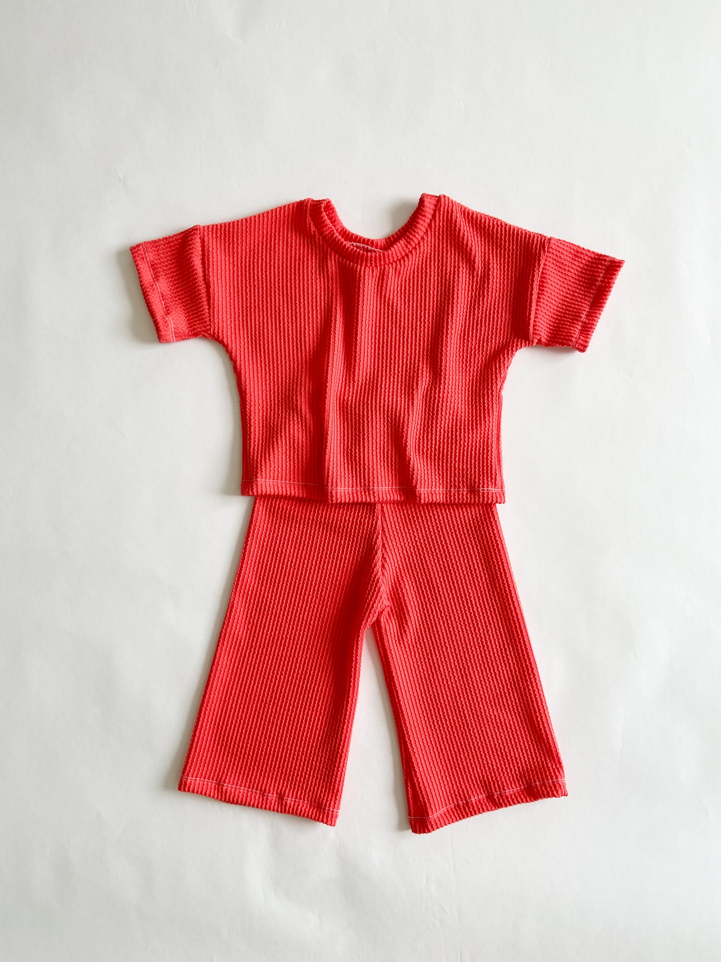 Bright Summer Sets ( T-shirt + wide leg pants)